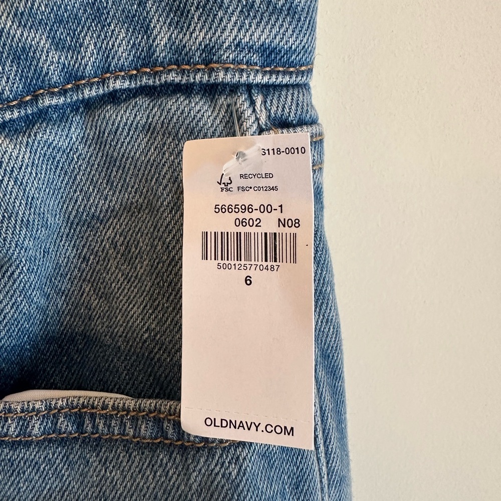 Old navy high rise baggy Wide-Leg Jeans - Picture 6 of 6